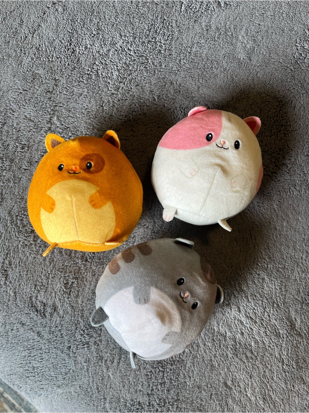 Gabby’s Dollhouse Hamster Kitties - Yellow, Pink, Gray